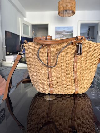 Bolso de rafia Parfois