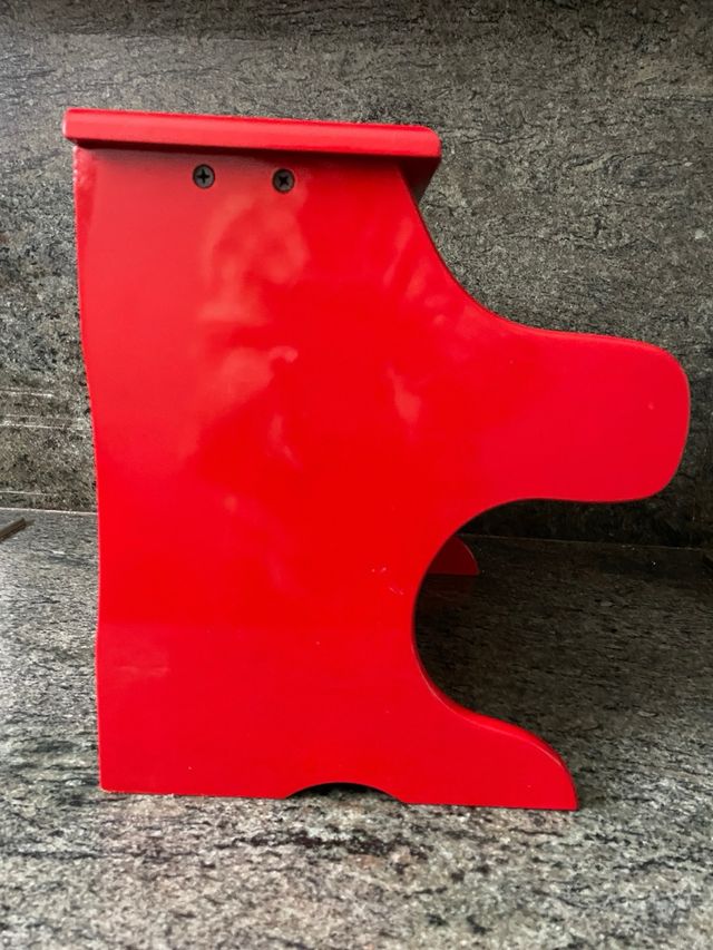 Piano de madera rojo Vilac