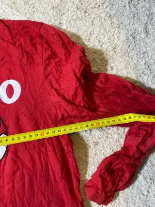 Camiseta NBA Chicago Bulls Roja Manga Larga