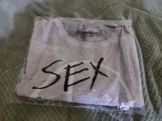 Camiseta Desigual Sex Love Fun Talla L