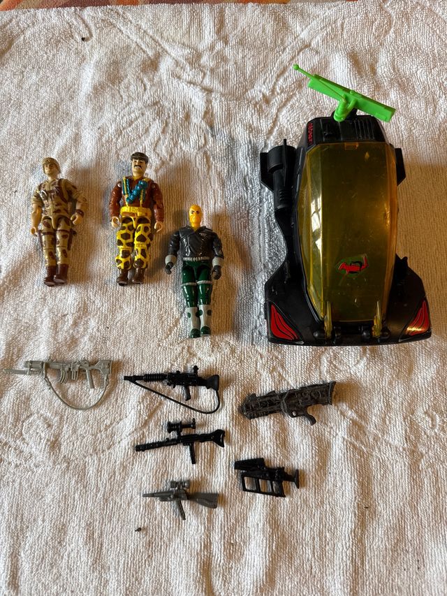 Muñecos G.I. Joe y vehículo