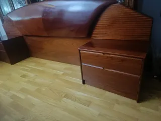 Cabecero 135cm, 2 Mesillas y Zapatero