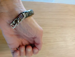 Bracciale Vintage Anni 80 Placcato Oro