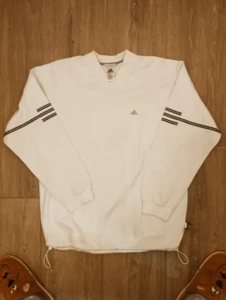 Sudadera Adidas Blanca Talla L