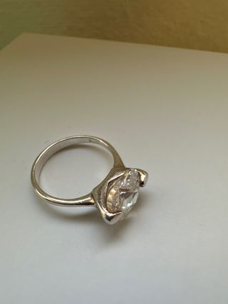 Anillo Plata 925 Circonita Grande