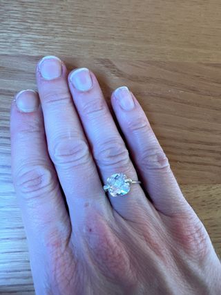 Anillo Plata 925 Circonita Grande