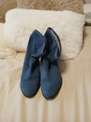 Botines Marypaz ante azul talla 38