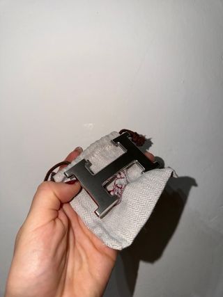 Cinturón Hermes Negro y Azul