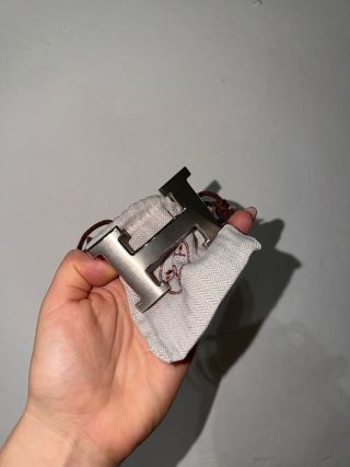 Cinturón Hermes Negro y Azul