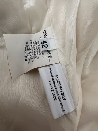 Abito Versace Beige Made in Italy