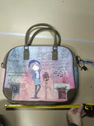 Bolso SweetandCandy estampado chica y micrófono