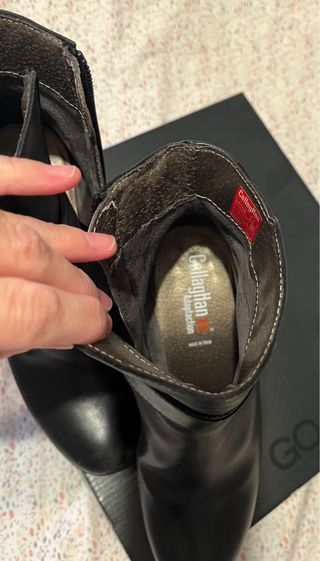 Botines tacón Callaghan negros