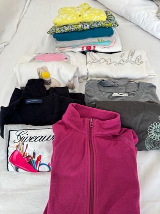 Lote Ropa Jersey y Camisetas 16 prendas