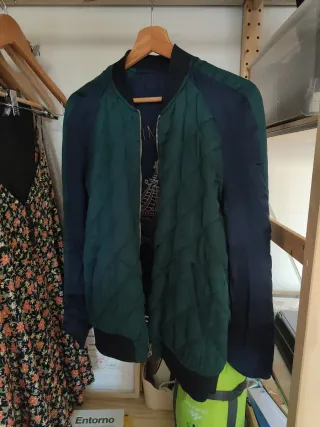 Chaqueta Bomber Oversized Reversible Bordada ZARA