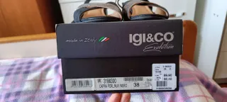 Sandali IGI & CO donna neri/argento