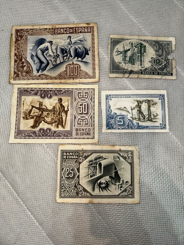 Biglietti Spagna Guerra Civile Bilbao 1937