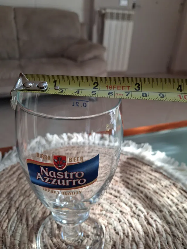 Calici Nastro Azzurro 0.2L da collezione 3 pezz