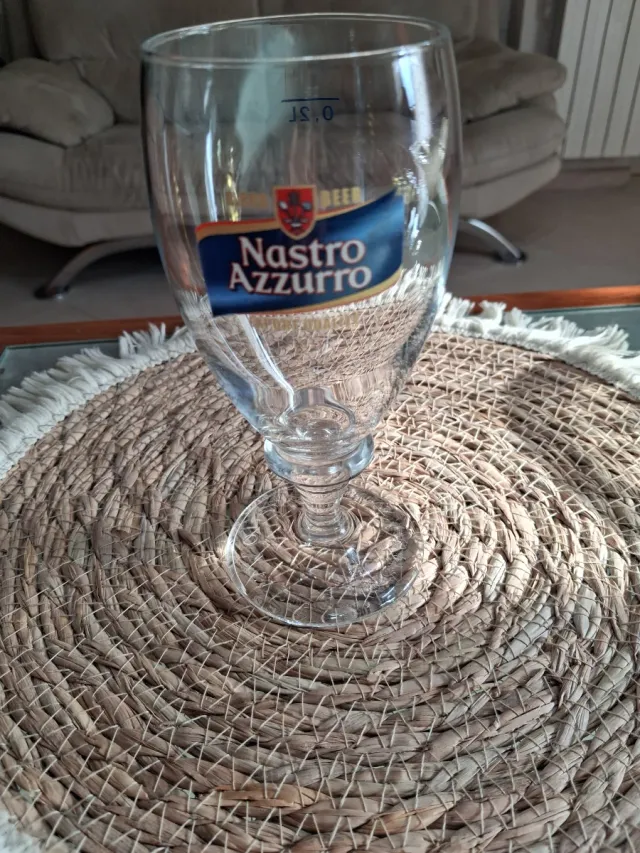 Calici Nastro Azzurro 0.2L da collezione 3 pezz