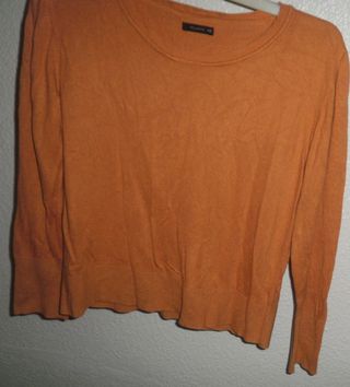 JERSEI MUJER CUELLO REDONDO DE COLOR NARANJA