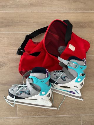 Patines hielo Oxelo ajustables T. 35-38