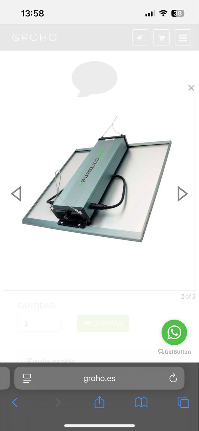 Armario Indoor + Foco LED 320W