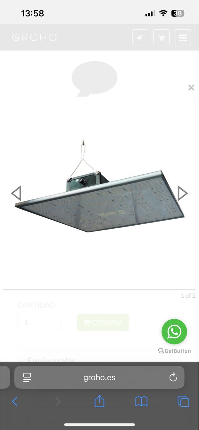 Armario Indoor + Foco LED 320W