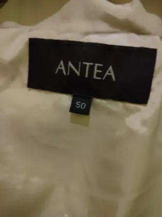 Abrigo acolchado beige mujer