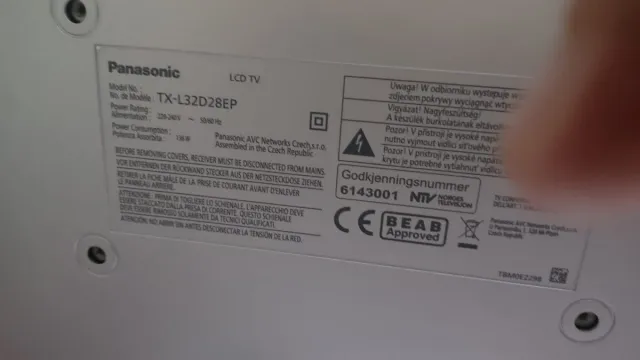 Televisor Panasonic LCD 32 Gris/Morado