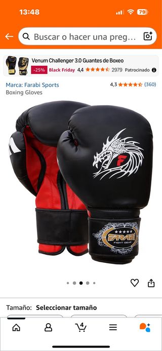 Guantes de Boxeo Farabi Sports