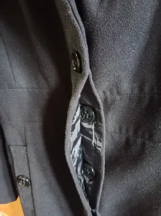 Abrigo negro elegante