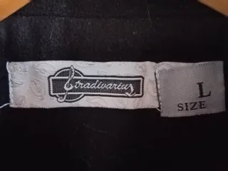 Abrigo negro elegante