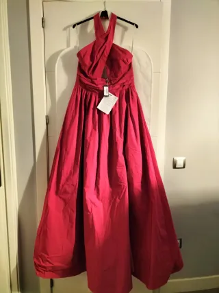Vestido Marchesa Notte Fucsia Talla S