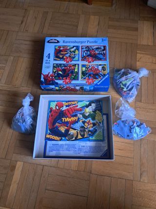 4 Puzzles Ravensburger Spiderman 3+