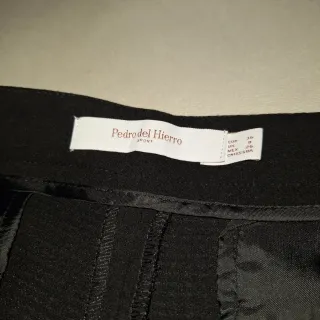 Pantalón Pedro del Hierro Negro Talla 36