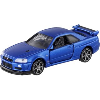 Nissan Skyline Gt-R (2009) Tomica Premium (11) 1/62 Azul Met