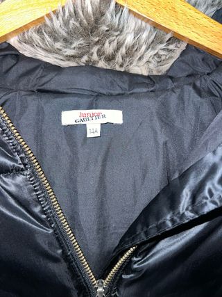 Piumino Gaultier Nero con Pelliccia