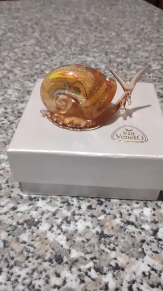 Decorazione Lumaca Vetro Murano Via Veneto