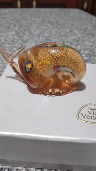 Decorazione Lumaca Vetro Murano Via Veneto