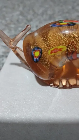 Decorazione Lumaca Vetro Murano Via Veneto