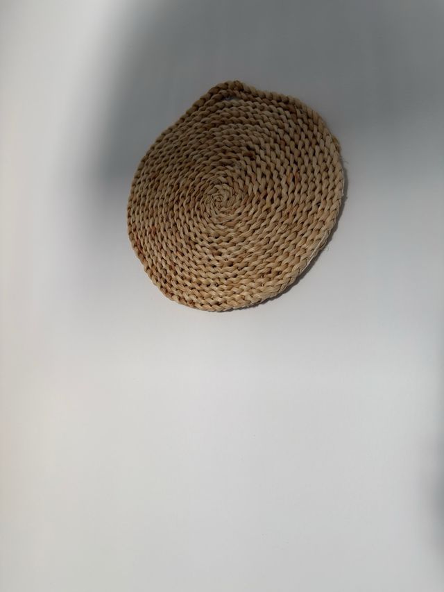 Espejo Decorativo Mimbre Ovalado