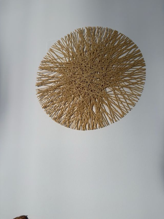 Espejo Decorativo Mimbre Ovalado