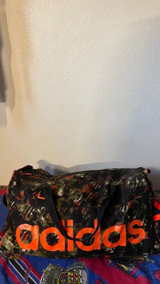 Mochila Adidas 50L Camuflaje Naranja