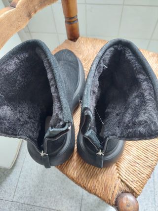 Botas de mujer negras con forro interior