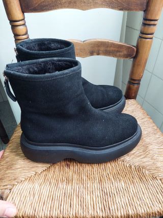 Botas de mujer negras con forro interior