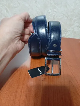 Cintura uomo blu 120 cm nuova