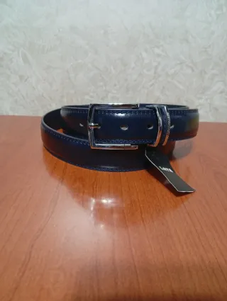 Cintura uomo blu 120 cm nuova