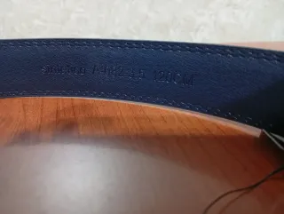 Cintura uomo blu 120 cm nuova