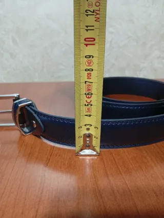 Cintura uomo blu 120 cm nuova