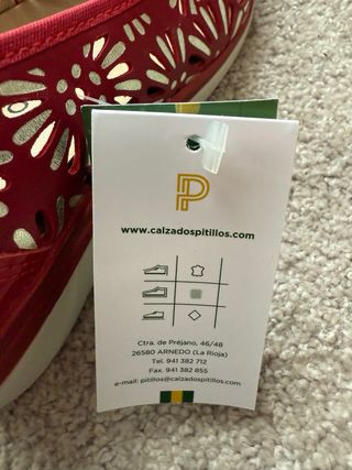 Zapatos Pitillos Rojo Talla 38 Nuevos