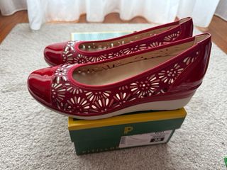 Zapatos Pitillos Rojo Talla 38 Nuevos